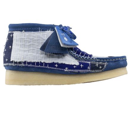 Wallabee Boot Sashiko Blue Suede - 42