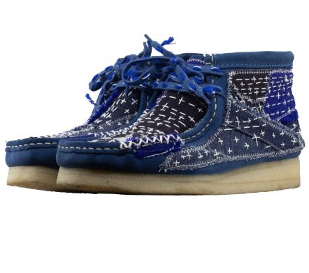 Wallabee Boot Sashiko Blue...