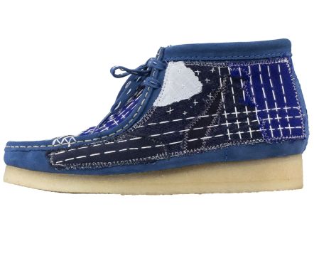 Wallabee Boot Sashiko Blue Suede - 44