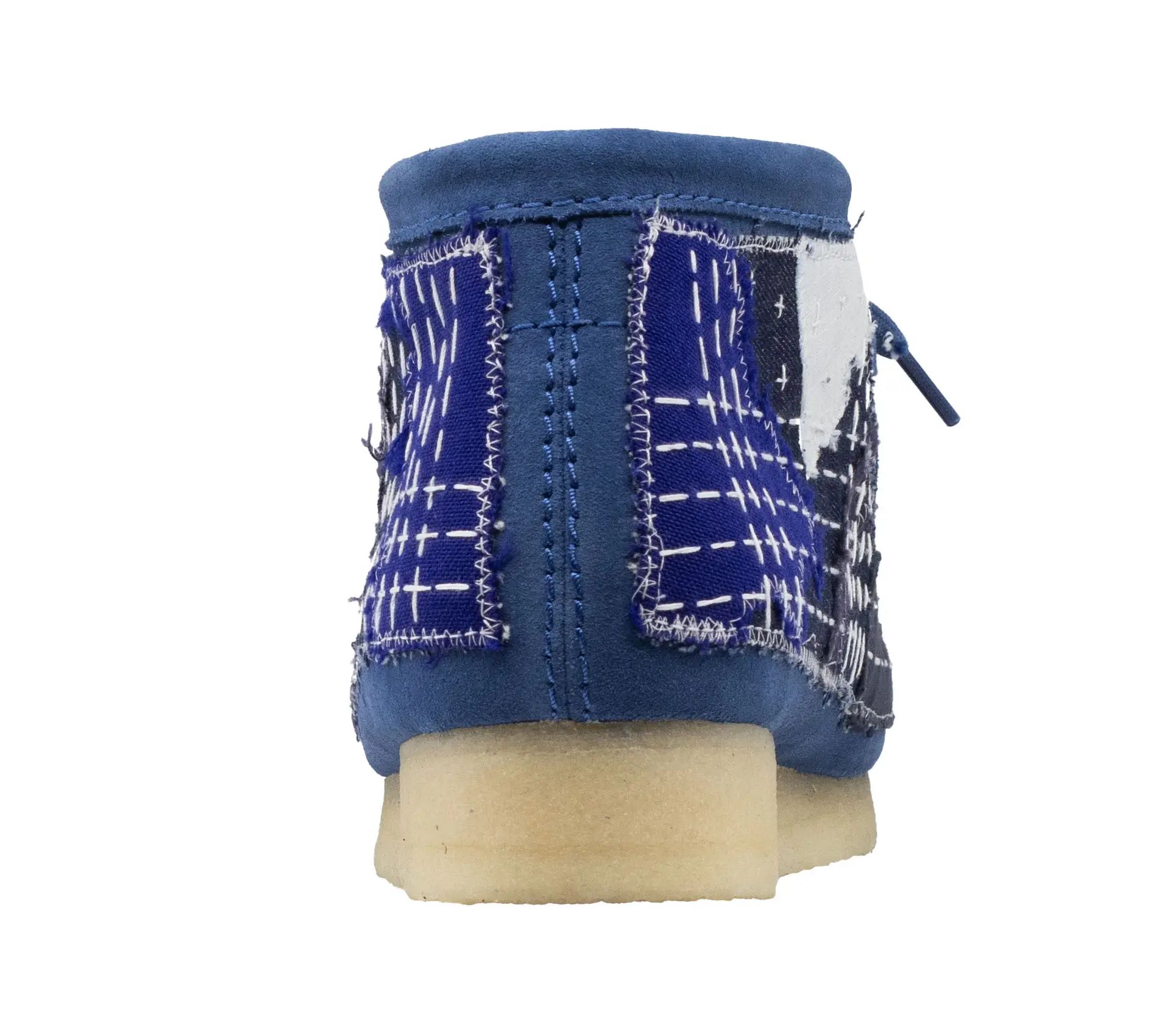 Image #2 of Wallabee Boot Sashiko Blue Suede - 44