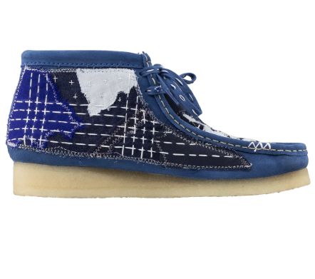 Wallabee Boot Sashiko Blue Suede - 44