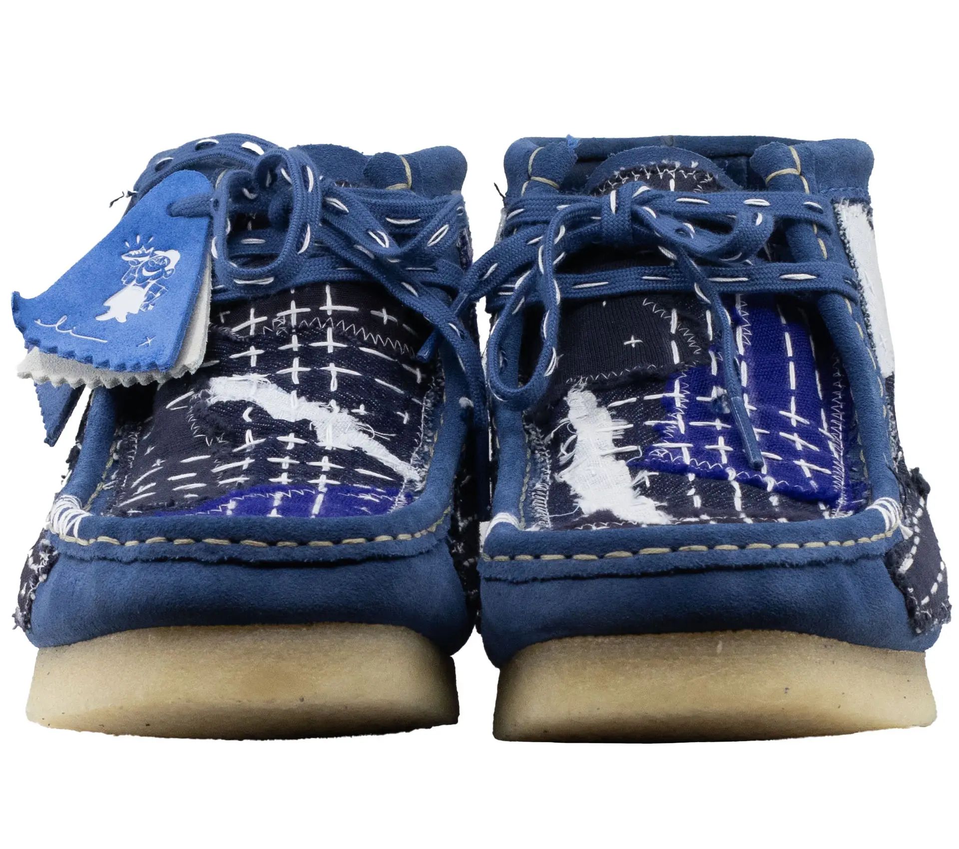 Image #4 of Wallabee Boot Sashiko Blue Suede - 44