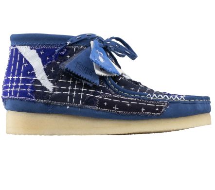 Wallabee Boot Sashiko Blue Suede - 44