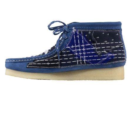 Wallabee Boot Sashiko Blue Suede - 44