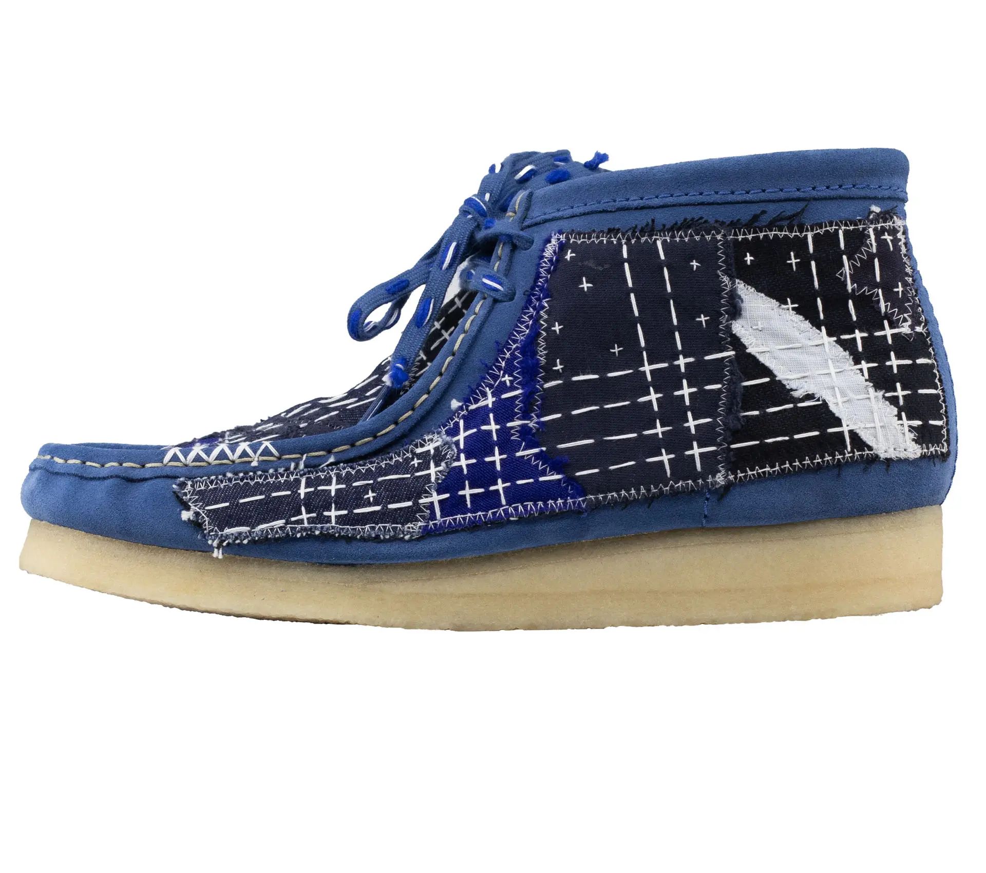 Image #1 of Wallabee Boot Sashiko Blue Suede - 44,5