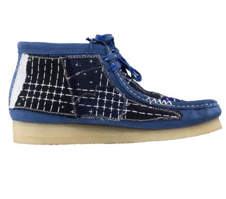 Wallabee Boot Sashiko Blue Suede - 44,5