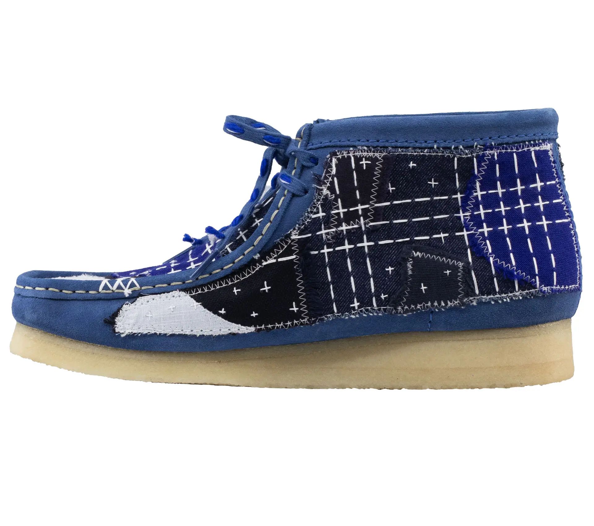 Image #7 of Wallabee Boot Sashiko Blue Suede - 44,5