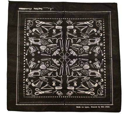 Wallabee Sashiko Black Suede - 42,5