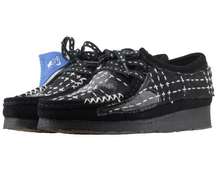 Wallabee Sashiko Black...