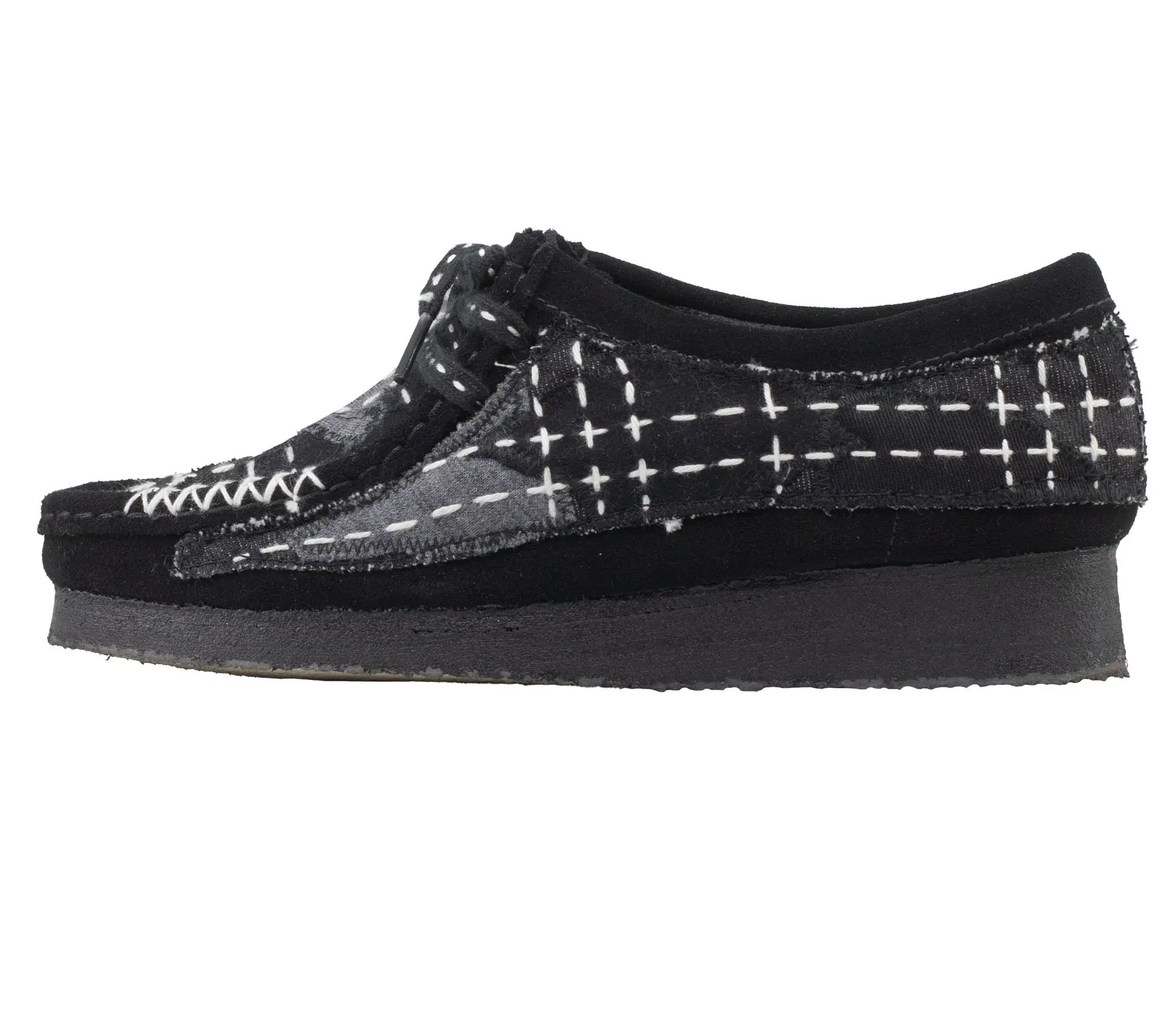 Image #1 of Wallabee Sashiko Black Suede - 39