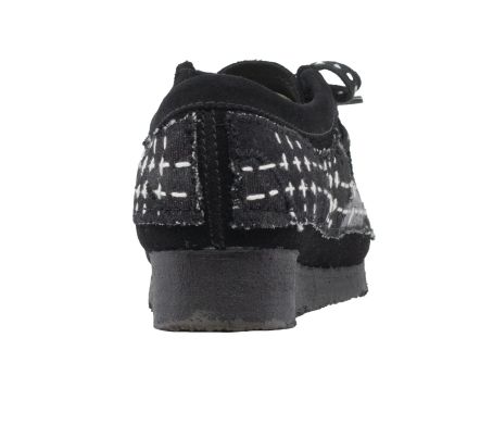 Wallabee Sashiko Black Suede - 39