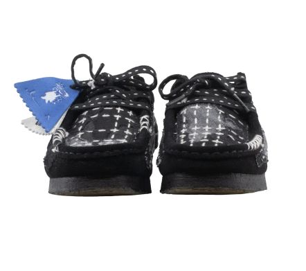 Wallabee Sashiko Black Suede - 39