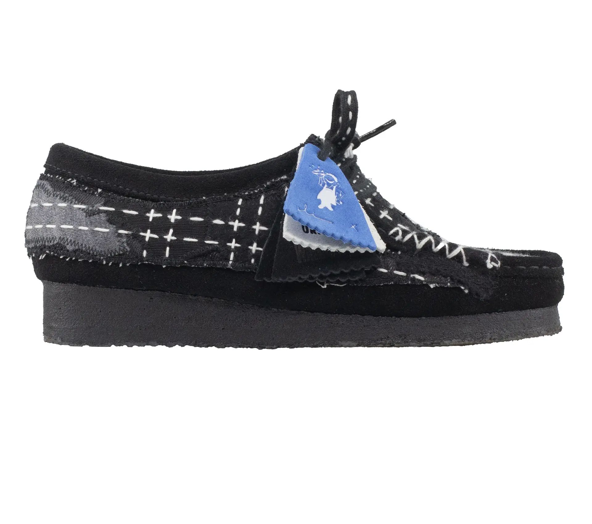 Image #5 of Wallabee Sashiko Black Suede - 39