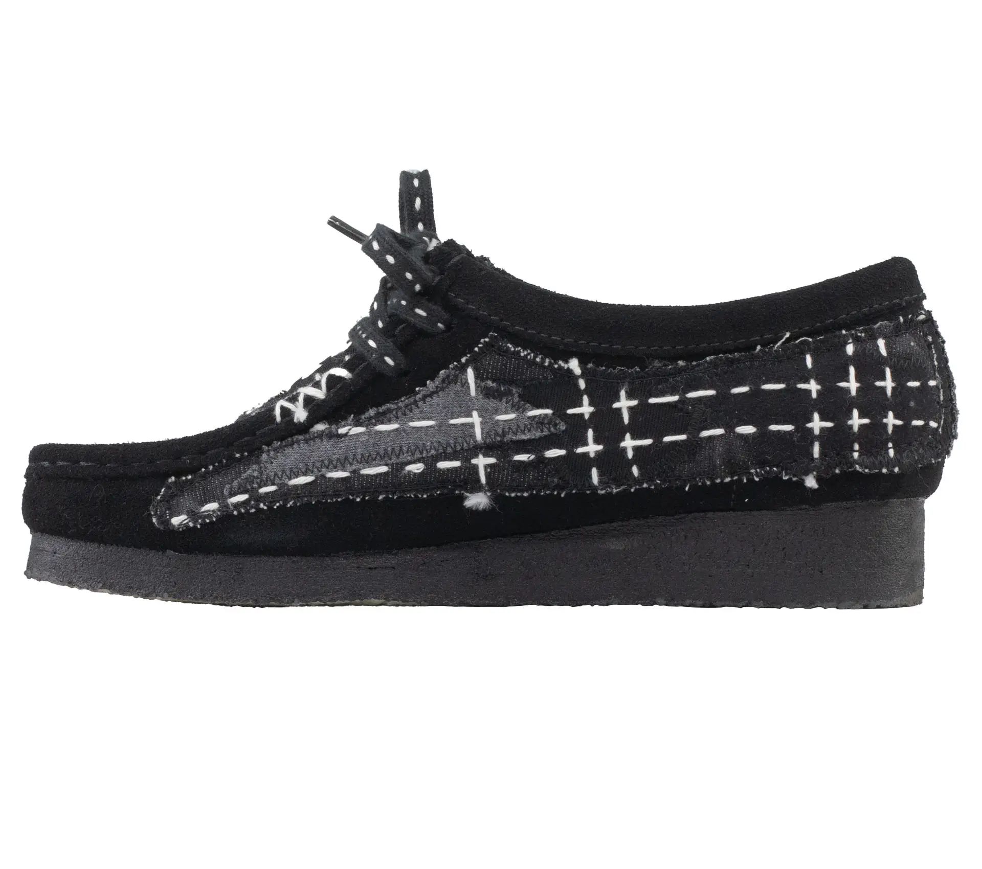 Image #7 of Wallabee Sashiko Black Suede - 39