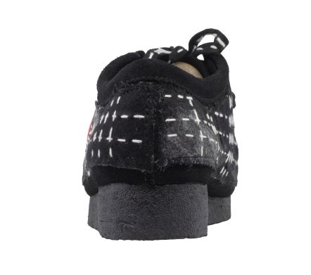 Wallabee Sashiko Black Suede - 41