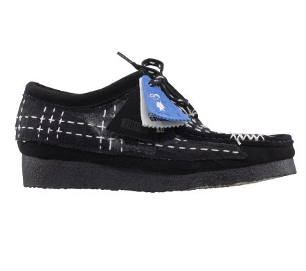 Wallabee Sashiko Black Suede - 41