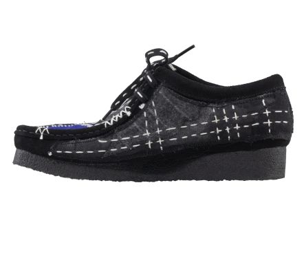 Wallabee Sashiko Black Suede - 41