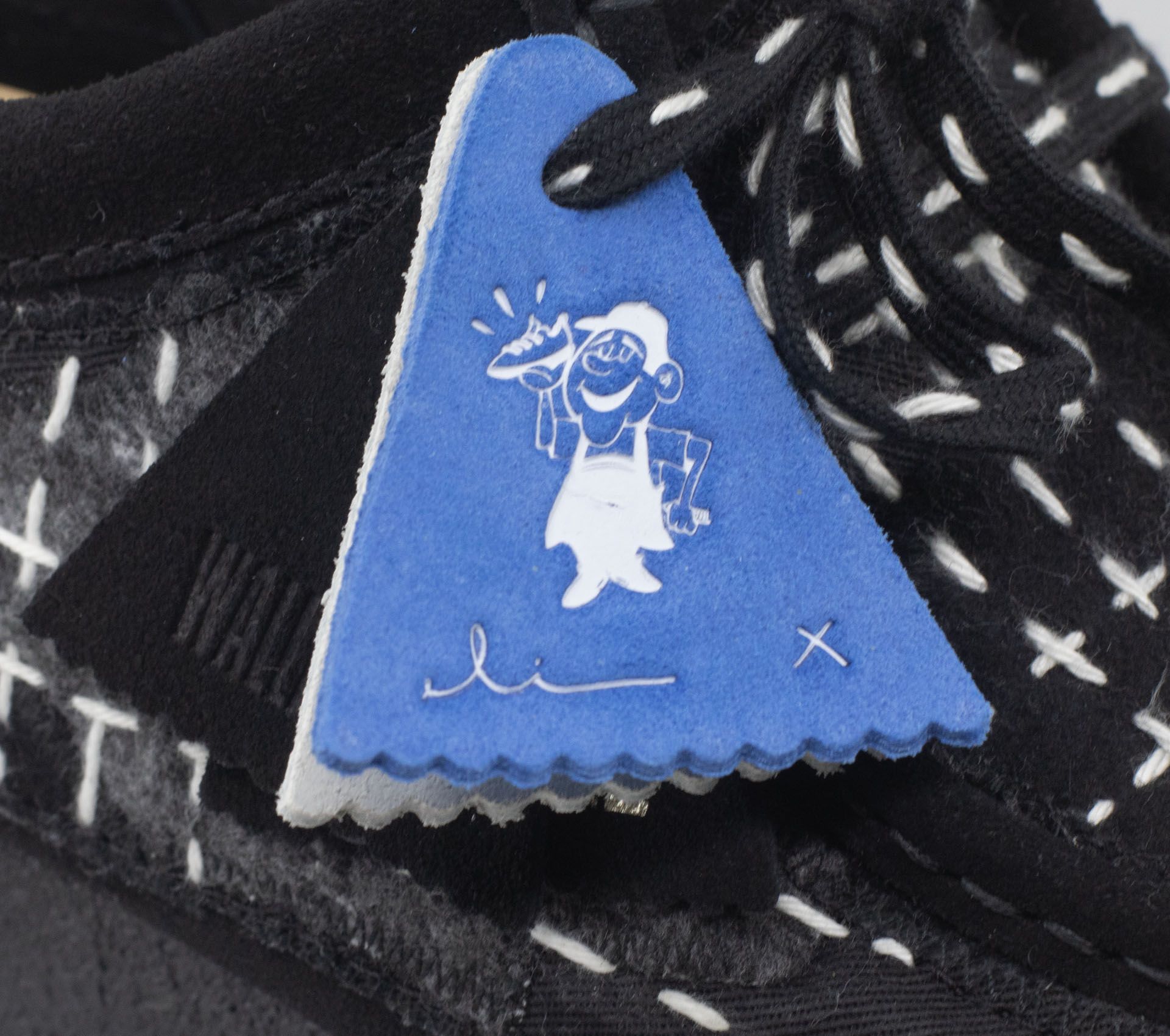 Image #9 of Wallabee Sashiko Black Suede - 41