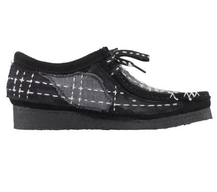 Wallabee Sashiko Black Suede - 41