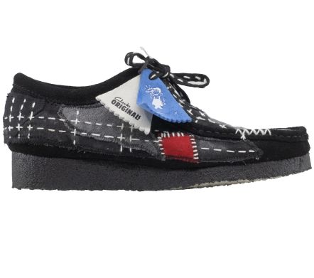 Wallabee Sashiko Black Suede - 41