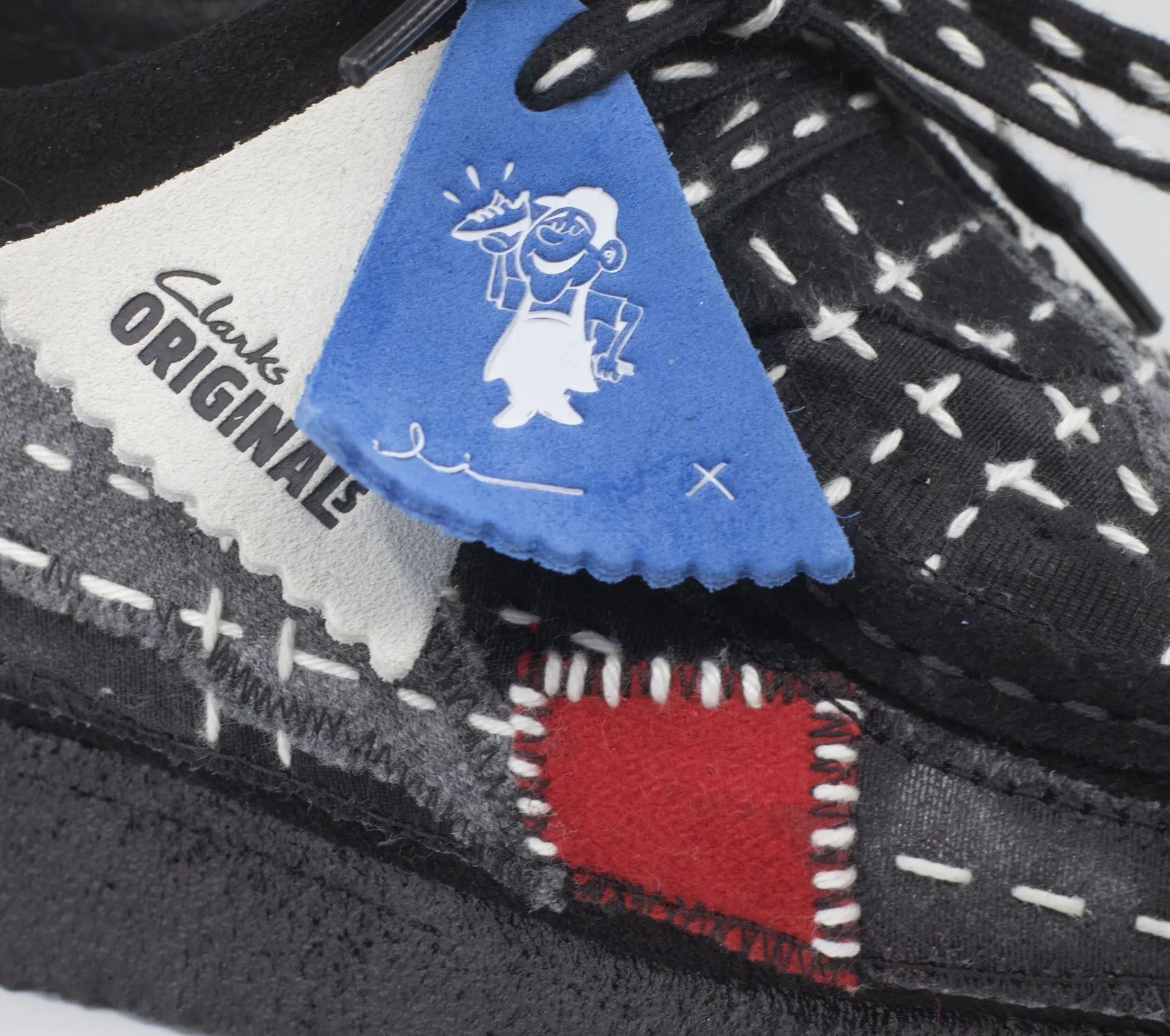 Image #8 of Wallabee Sashiko Black Suede - 41