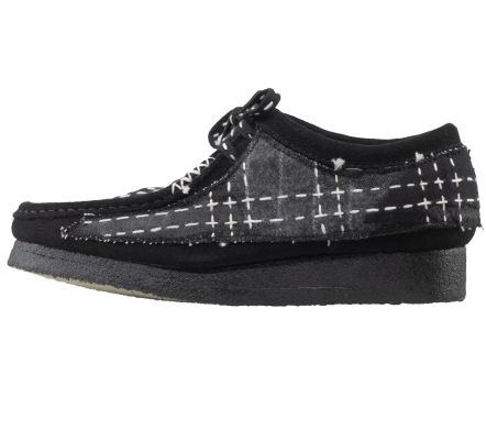 Wallabee Sashiko Black Suede - 41,5