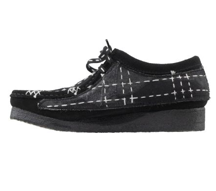 Wallabee Sashiko Black Suede - 41,5