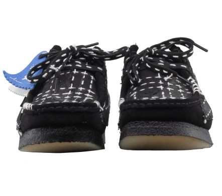 Wallabee Sashiko Black Suede - 41,5