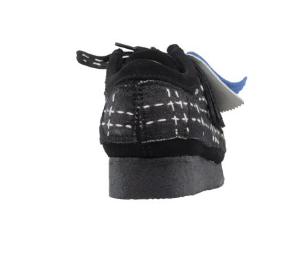 Wallabee Sashiko Black Suede - 41,5