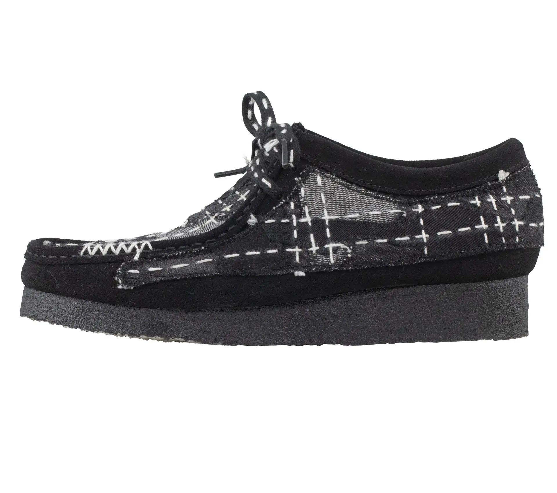 Image #1 of Wallabee Sashiko Black Suede - 42