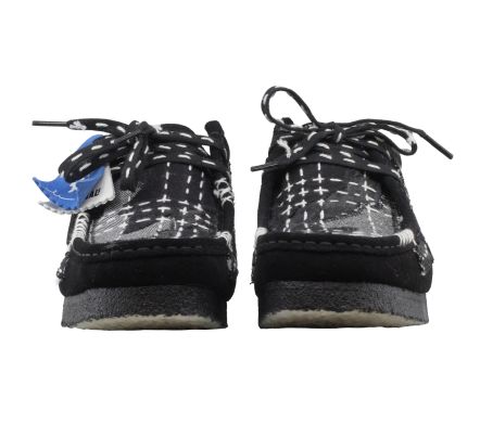 Wallabee Sashiko Black Suede - 42