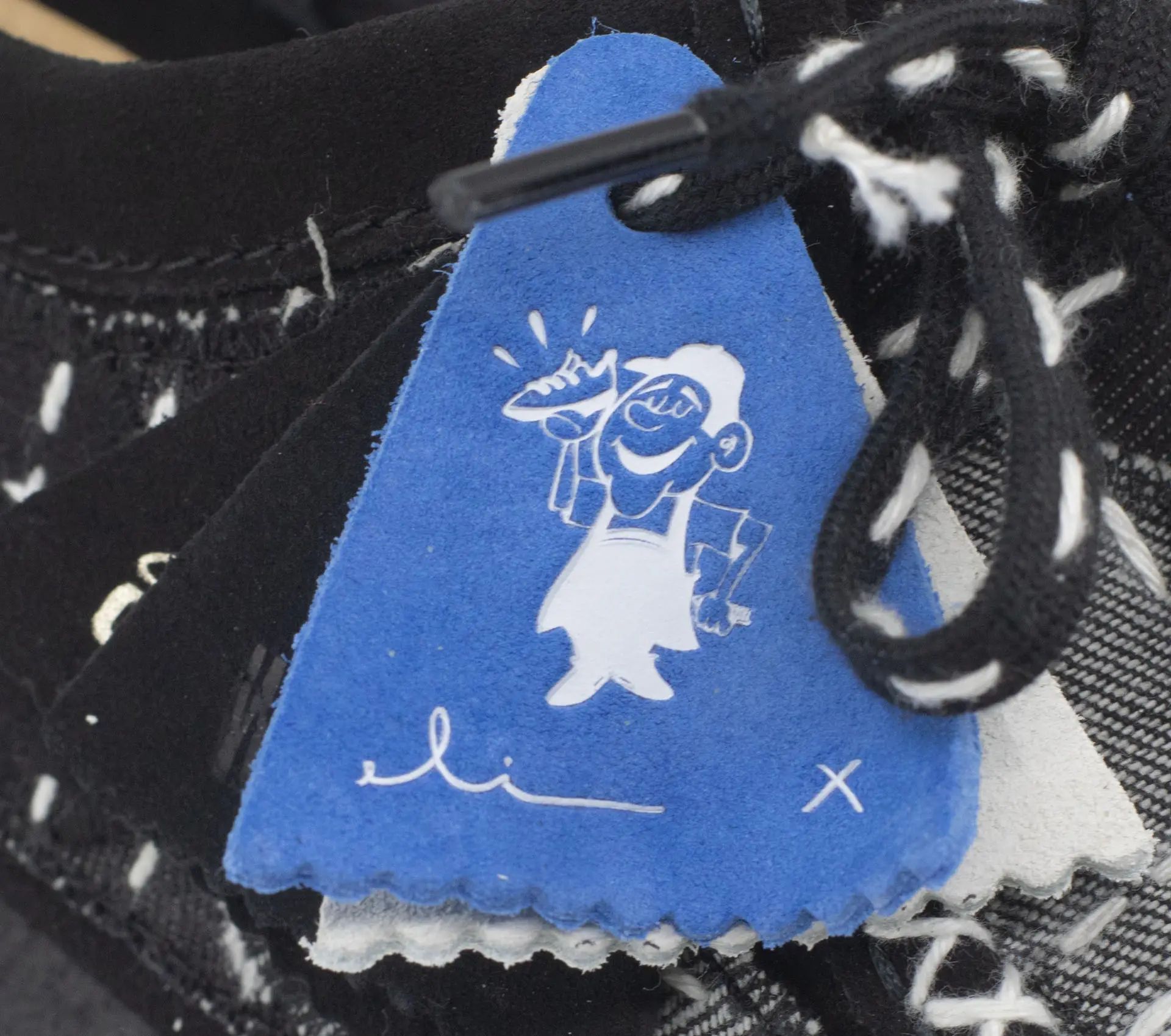 Image #8 of Wallabee Sashiko Black Suede - 42