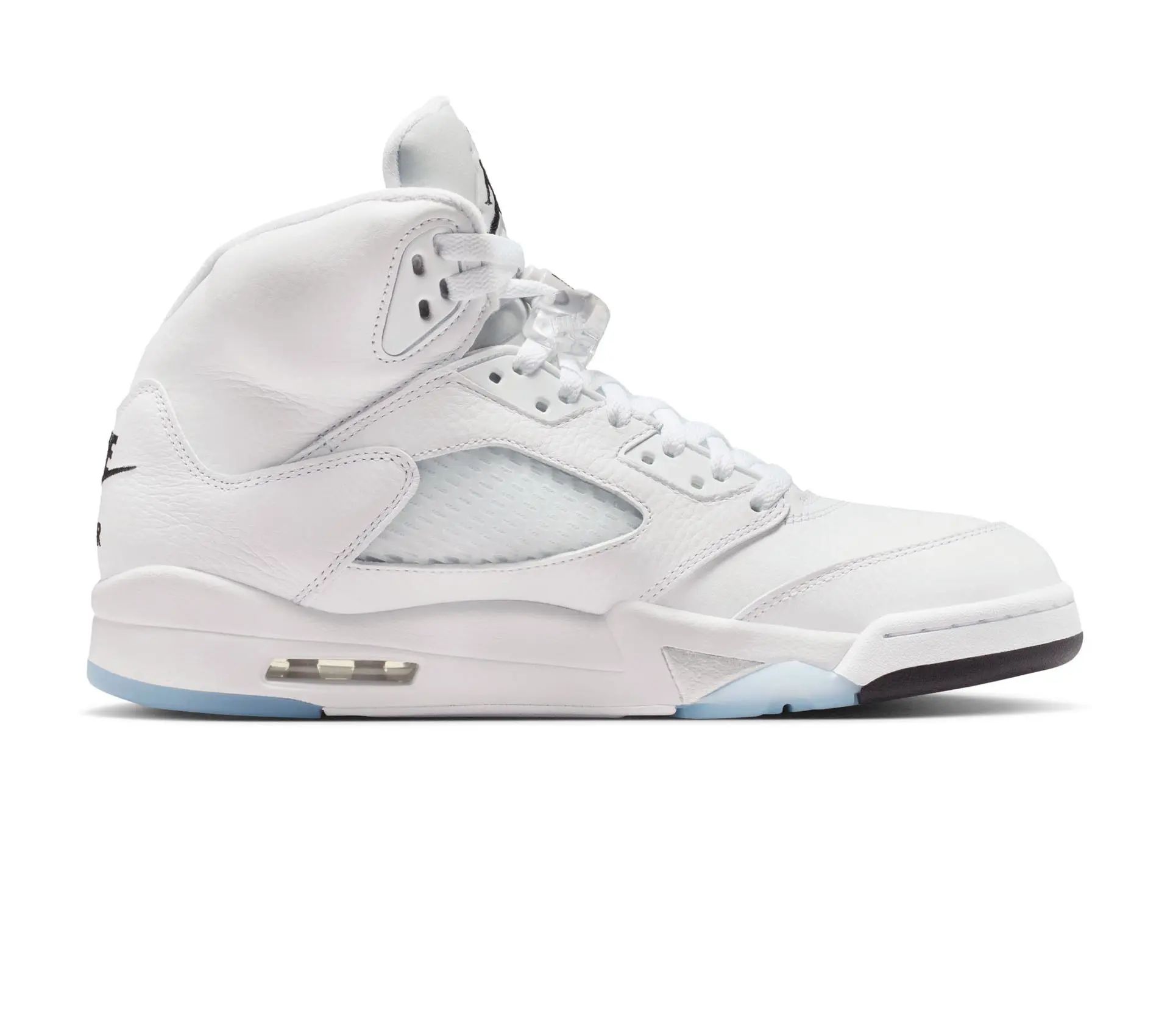Image #3 of Air Jordan 5 Retro OG " White / Metallic"