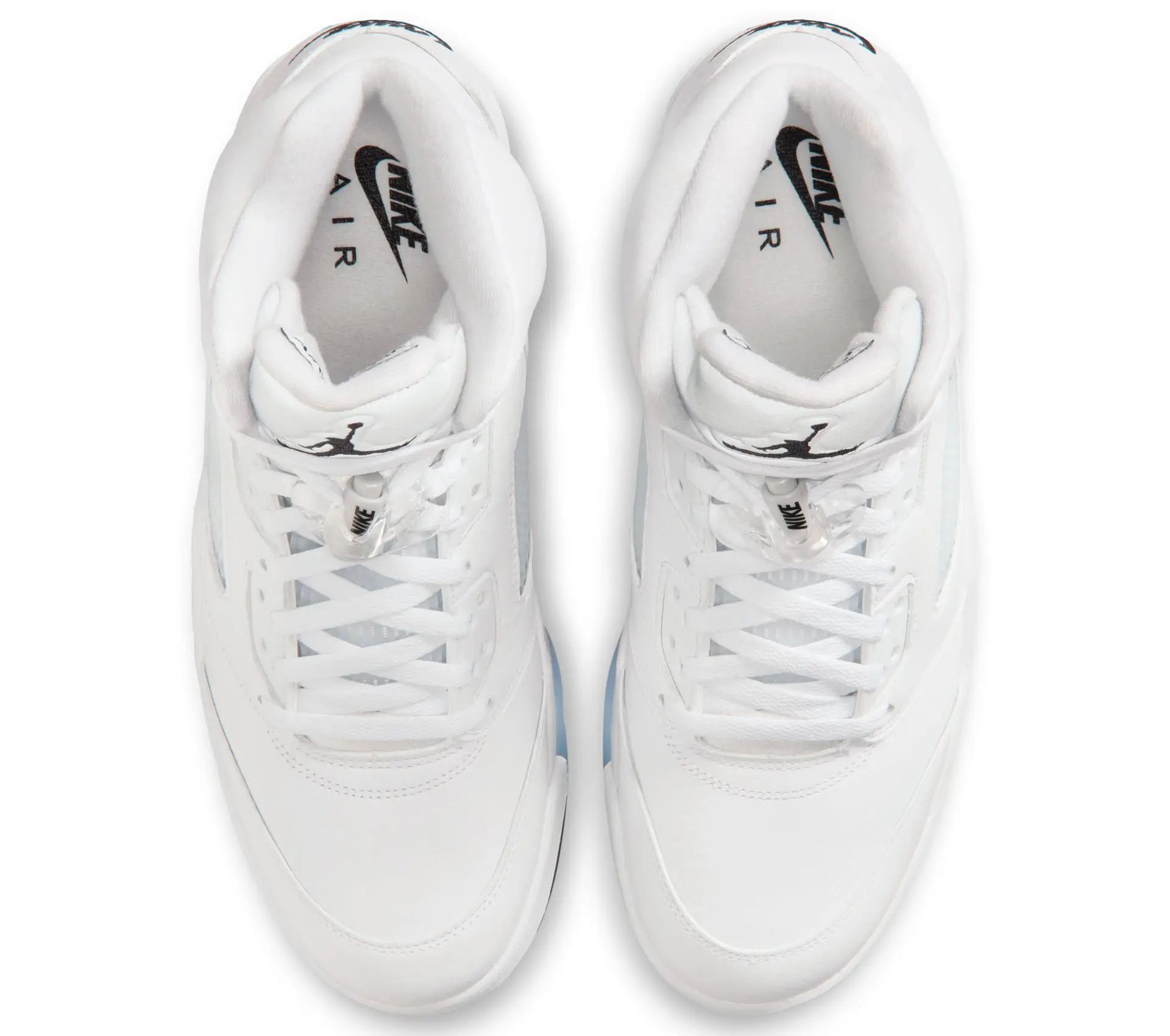 Image #4 of Air Jordan 5 Retro OG " White / Metallic"