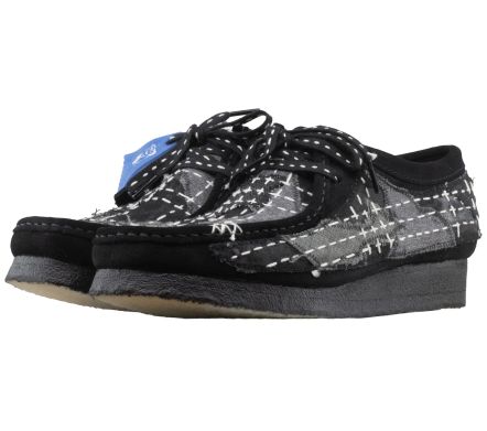 Wallabee Sashiko Black...