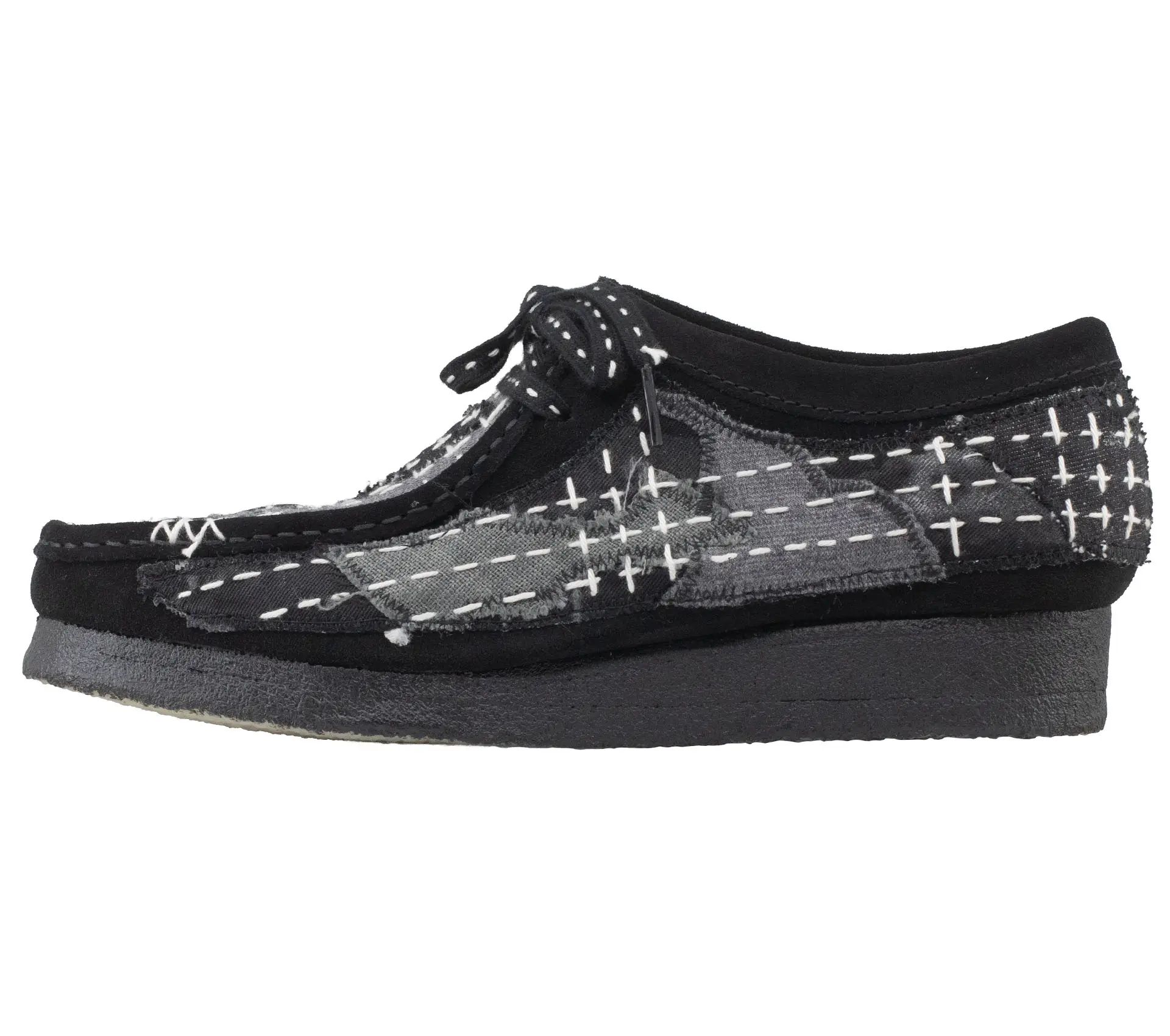 Image #1 of Wallabee Sashiko Black Suede - 42,5