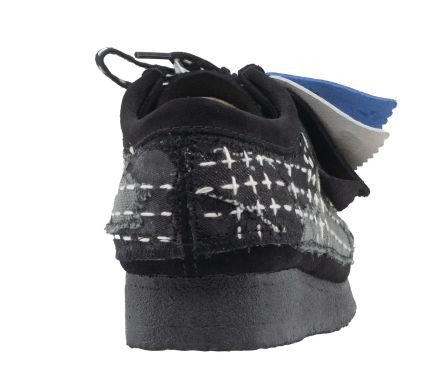 Wallabee Sashiko Black Suede - 42,5