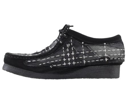 Wallabee Sashiko Black Suede - 42,5