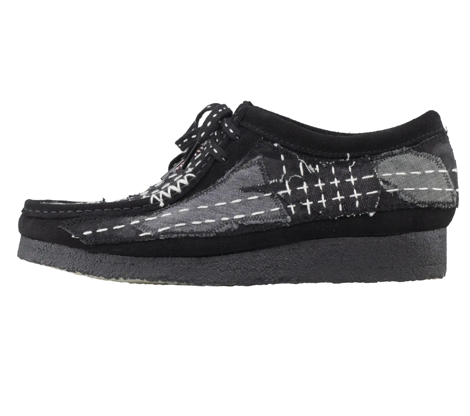Image #1 of Wallabee Sashiko Black Suede - 43