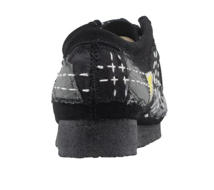 Wallabee Sashiko Black Suede - 43