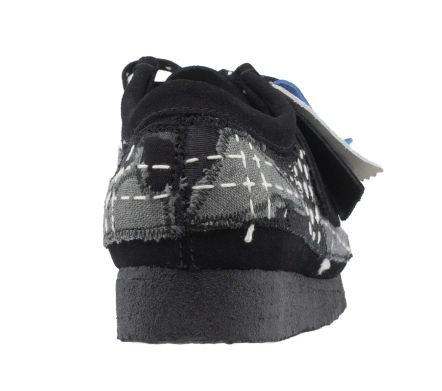 Wallabee Sashiko Black Suede - 43