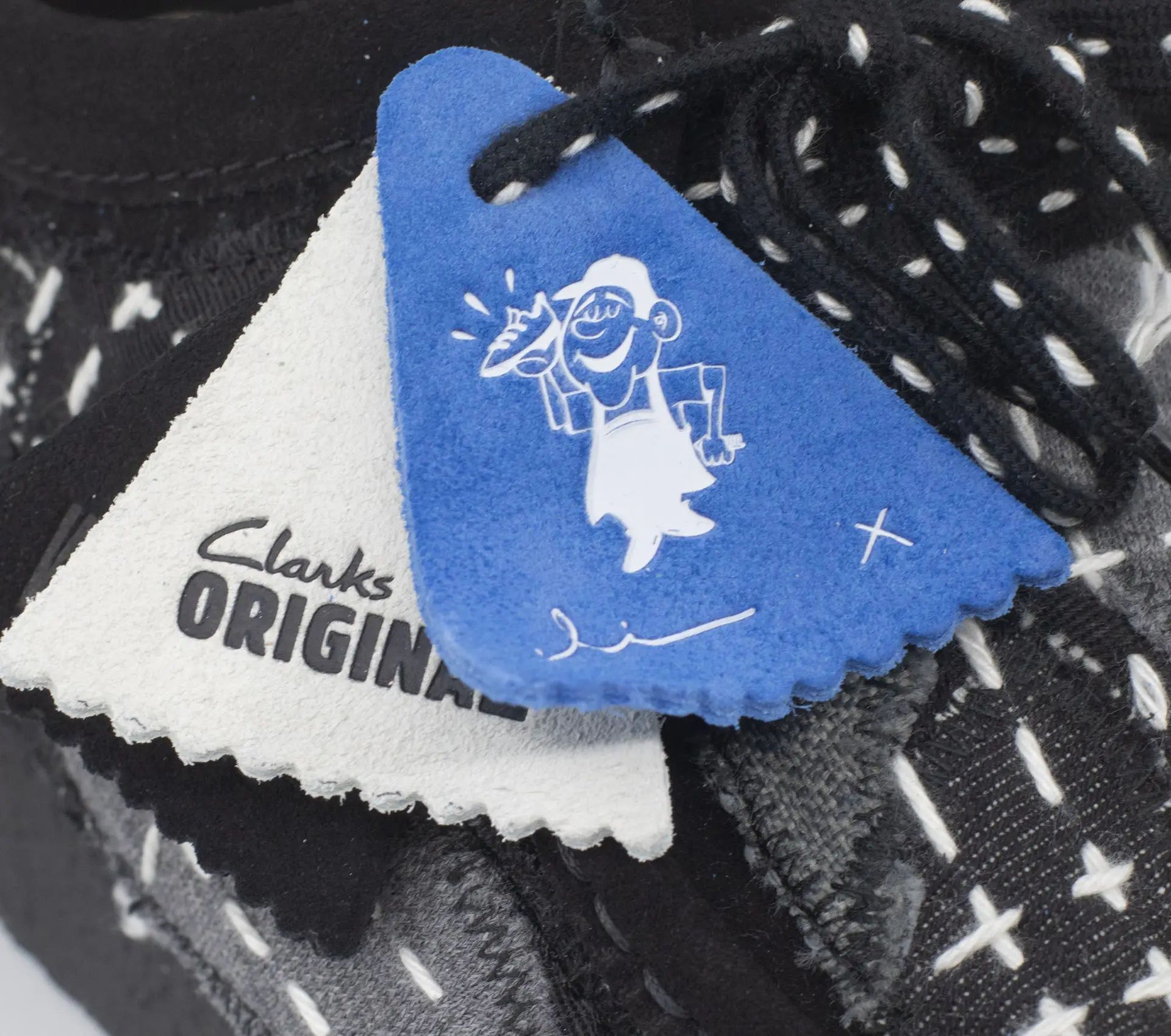 Image #8 of Wallabee Sashiko Black Suede - 43