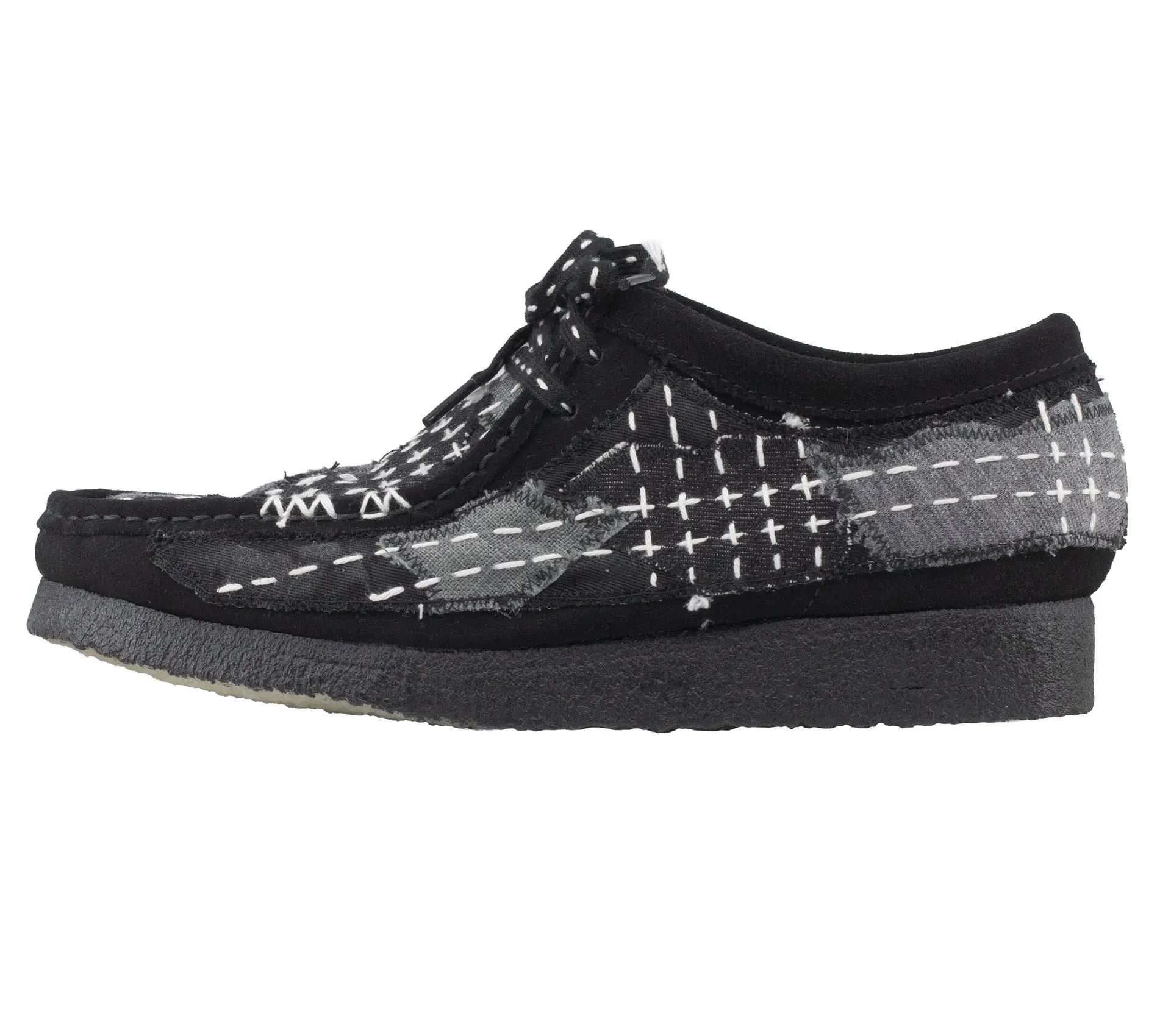 Image #1 of Wallabee Sashiko Black Suede - 43