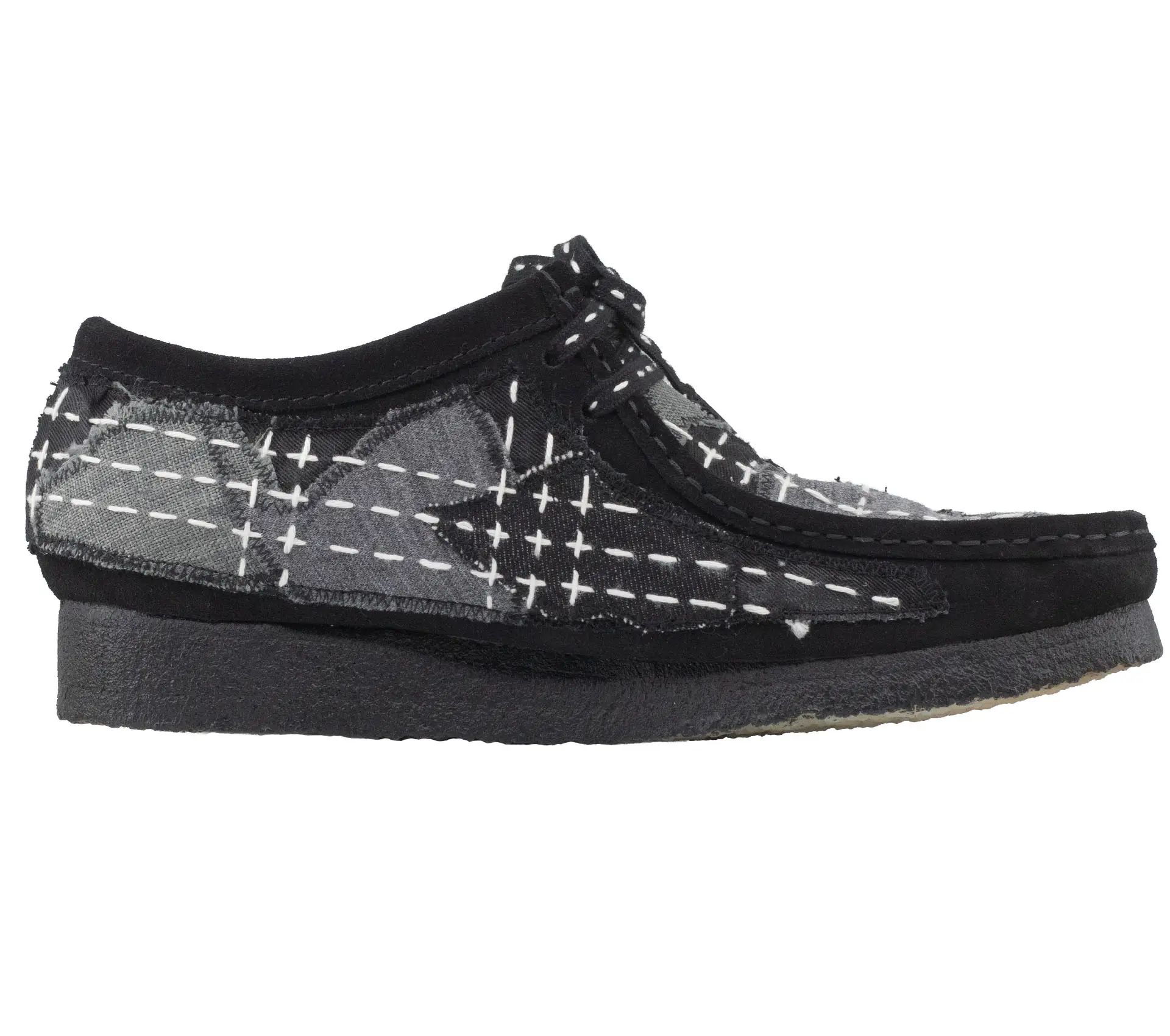 Image #3 of Wallabee Sashiko Black Suede - 43