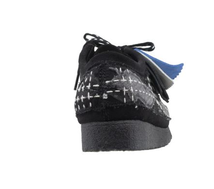 Wallabee Sashiko Black Suede - 43