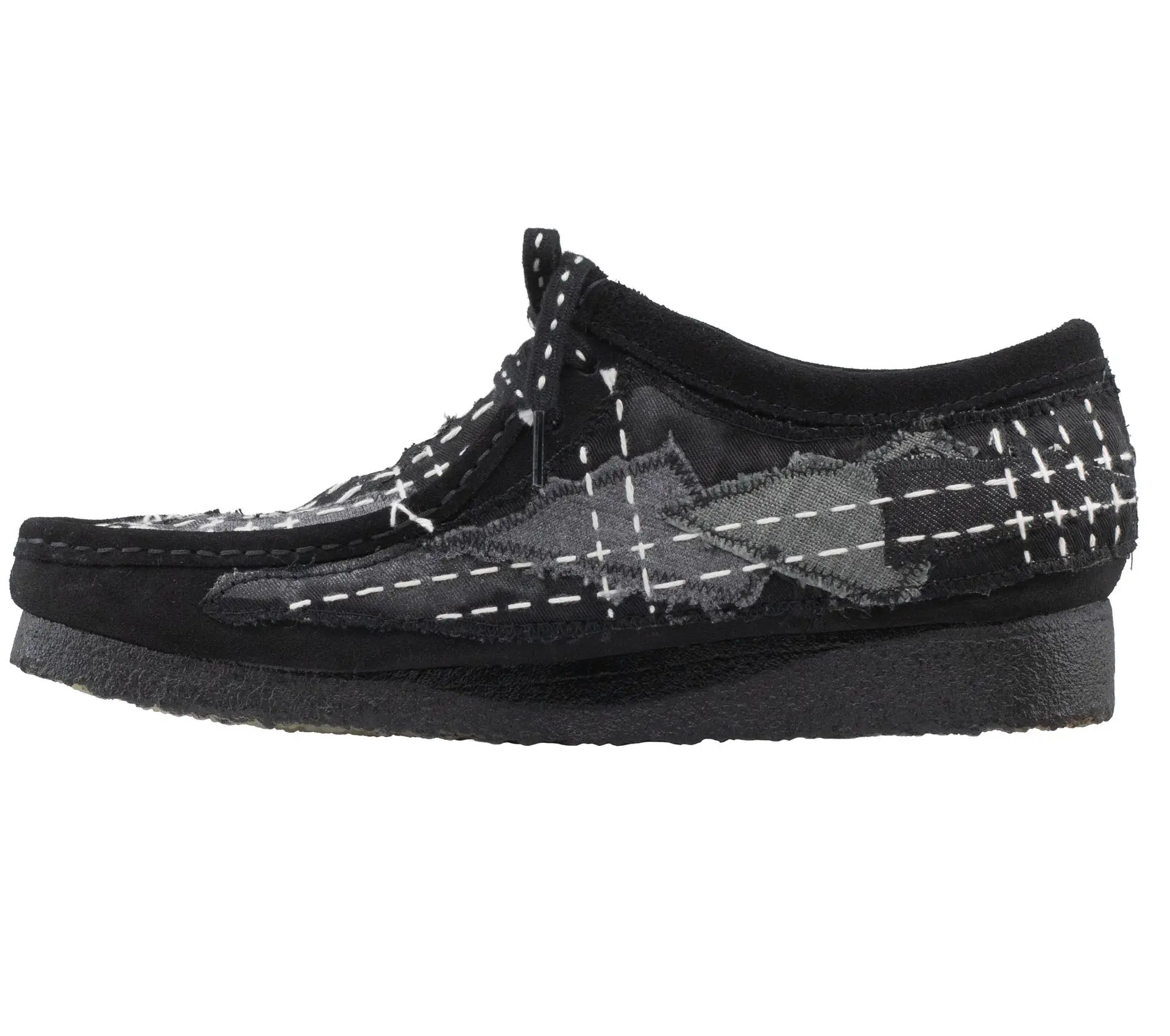 Image #7 of Wallabee Sashiko Black Suede - 43