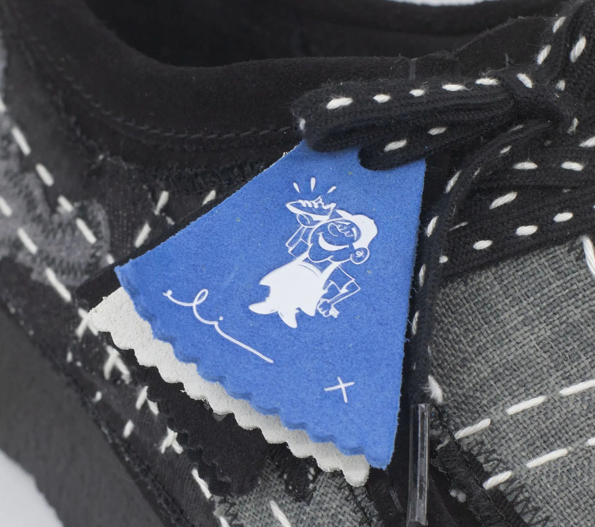 Image #8 of Wallabee Sashiko Black Suede - 43