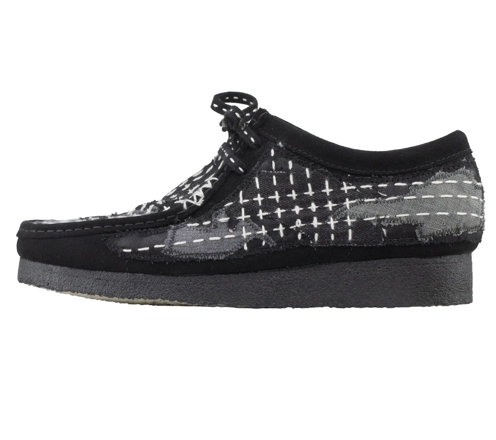 Image #1 of Wallabee Sashiko Black Suede - 44,5