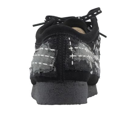 Wallabee Sashiko Black Suede - 44,5