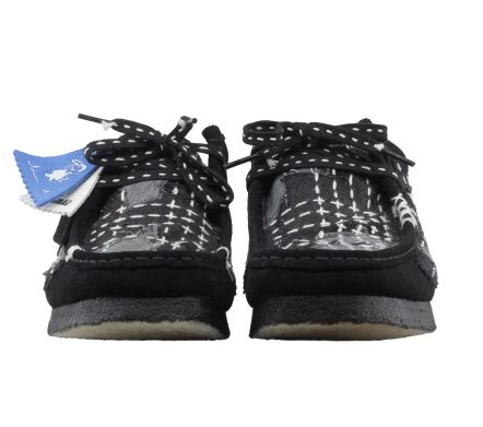 Wallabee Sashiko Black Suede - 44,5